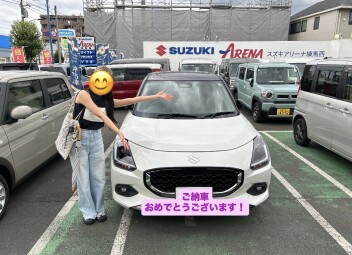 スイフトご納車させていただきました